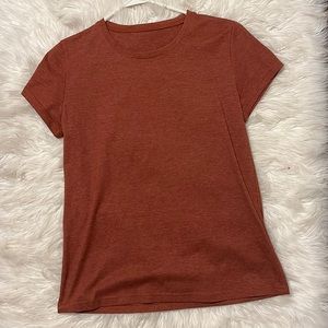 SHEIN basic top- rusty orange